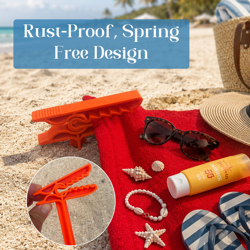 Beach Towel Holder Clips – Keep Your Towel Secure on Windy Days