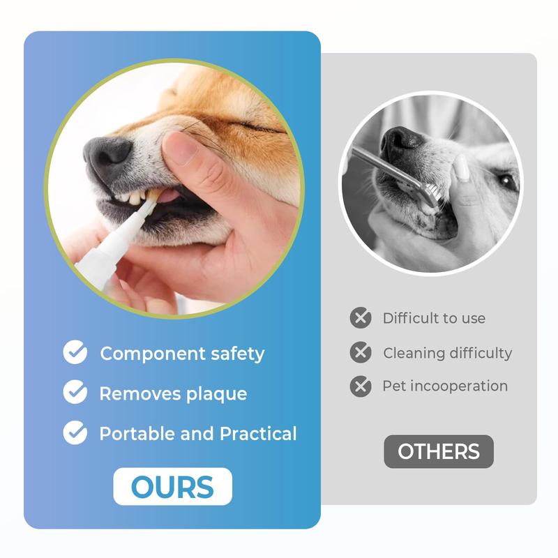 Pet Teeth Cleaning Pen – Portable Dog & Cat Dental Care Brush for Fresher Breath and At-Home Oral Hygiene