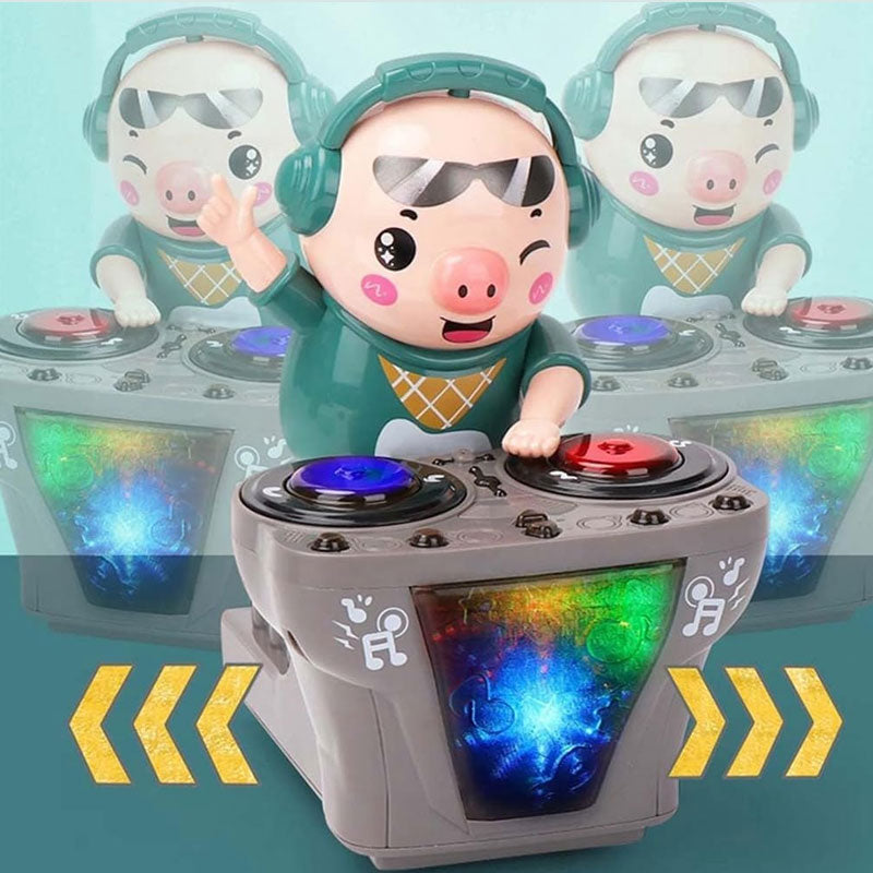 🎵Dj Trendy Pig Dynamic Walking Electric Toy🐷