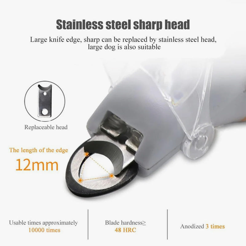 LED-klämmklippare för husdjur