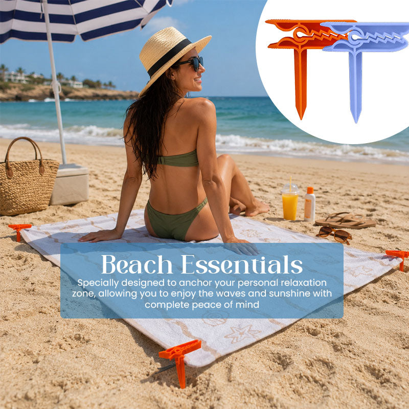 Beach Towel Holder Clips – Keep Your Towel Secure on Windy Days