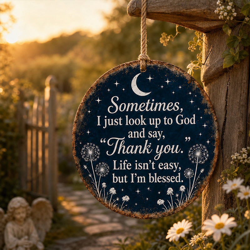 Uplifting "Thank You" Decorative Sign