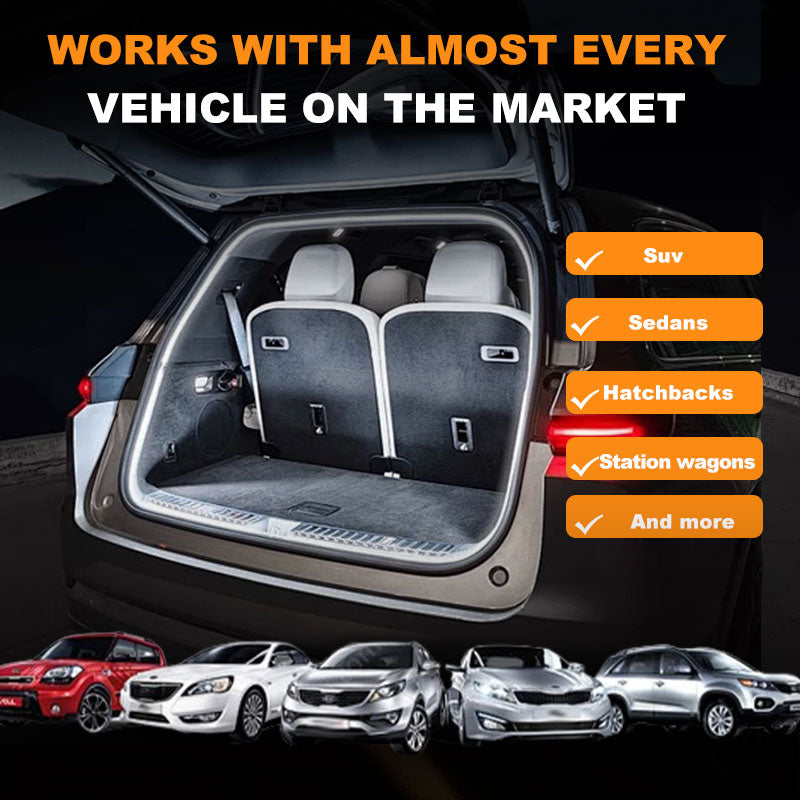 Automatic Sensor Car Boot Light Strip - Rechargeable LED Trunk Light for Hands-Free Night Lighting