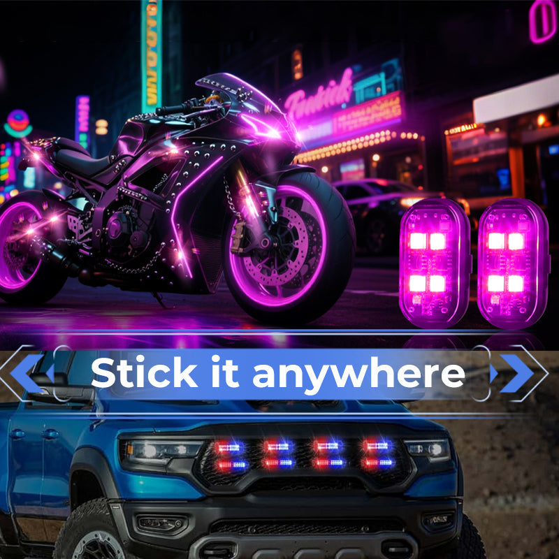 🚗 Car Ambient Light with Velcro Mount