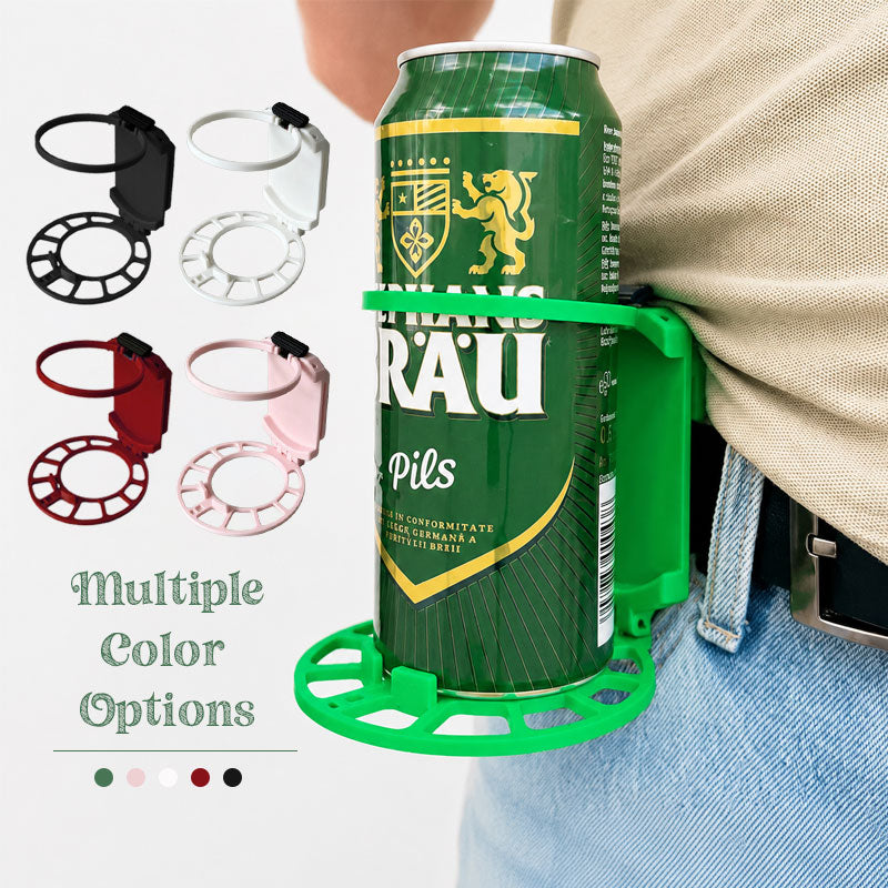 🥤Foldable Belt Drink Holder for Outdoor Events