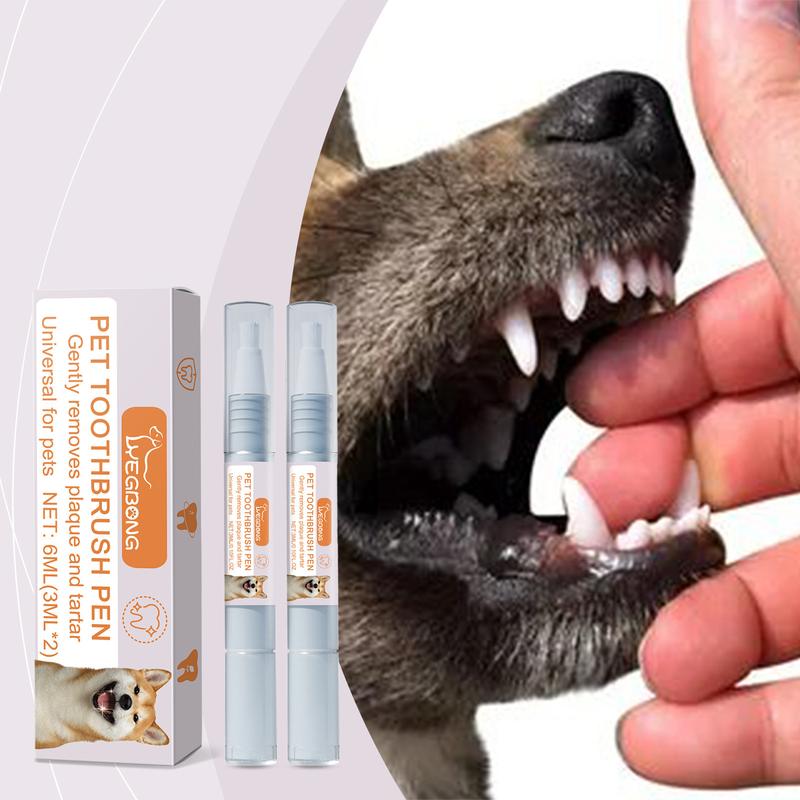 Pet Teeth Cleaning Pen – Portable Dog & Cat Dental Care Brush for Fresher Breath and At-Home Oral Hygiene