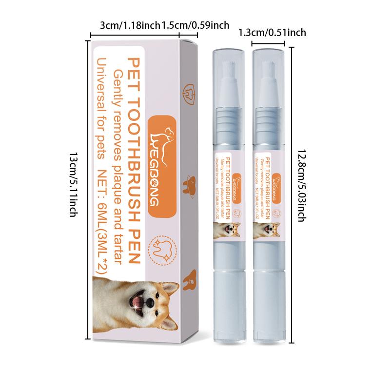 Pet Teeth Cleaning Pen – Portable Dog & Cat Dental Care Brush for Fresher Breath and At-Home Oral Hygiene
