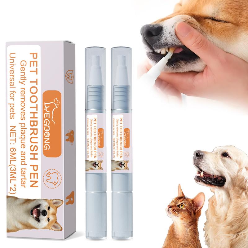 Pet Teeth Cleaning Pen – Portable Dog & Cat Dental Care Brush for Fresher Breath and At-Home Oral Hygiene