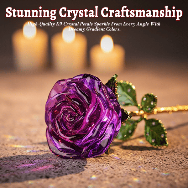 🌹Valentine's Day Offer: 50% Off💕Forever Blooming Crystal Rose