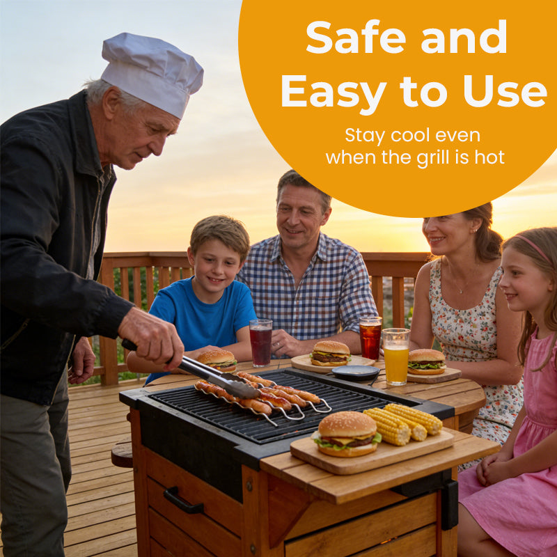 🌭 [Grill Master Essential] BBQ Sausage Roller Rack | No More Burnt Hot Dogs! 🔥✨