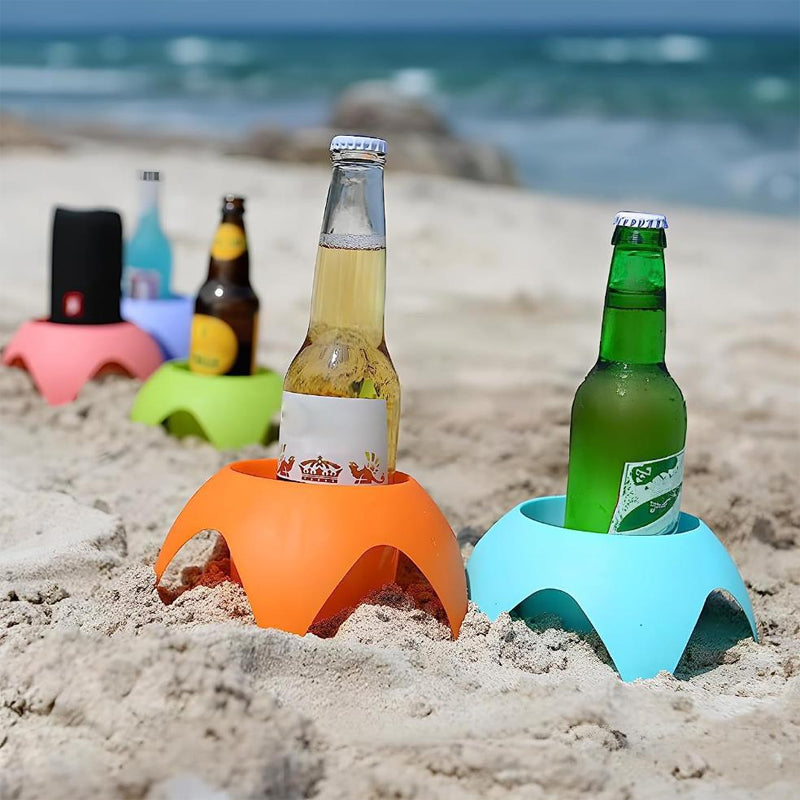 Beach Cup Holder for Sand, Grass & Outdoor Drinks
