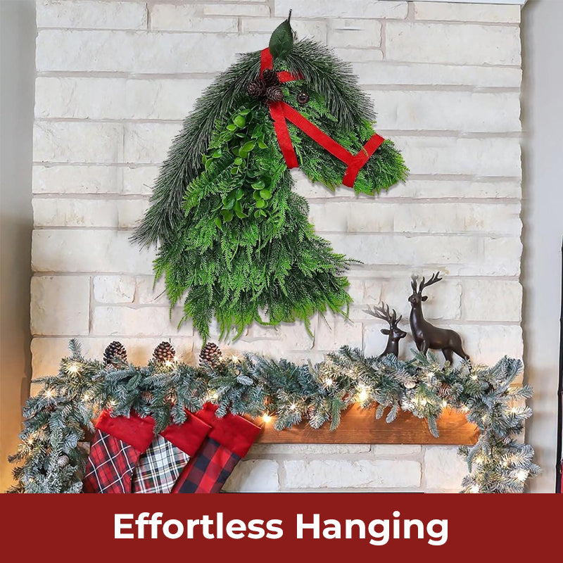 🐴Dörrkrans med hästhuvud