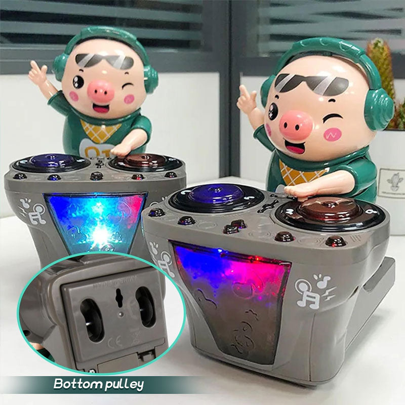 🎵Dj Trendy Pig Dynamic Walking Electric Toy🐷