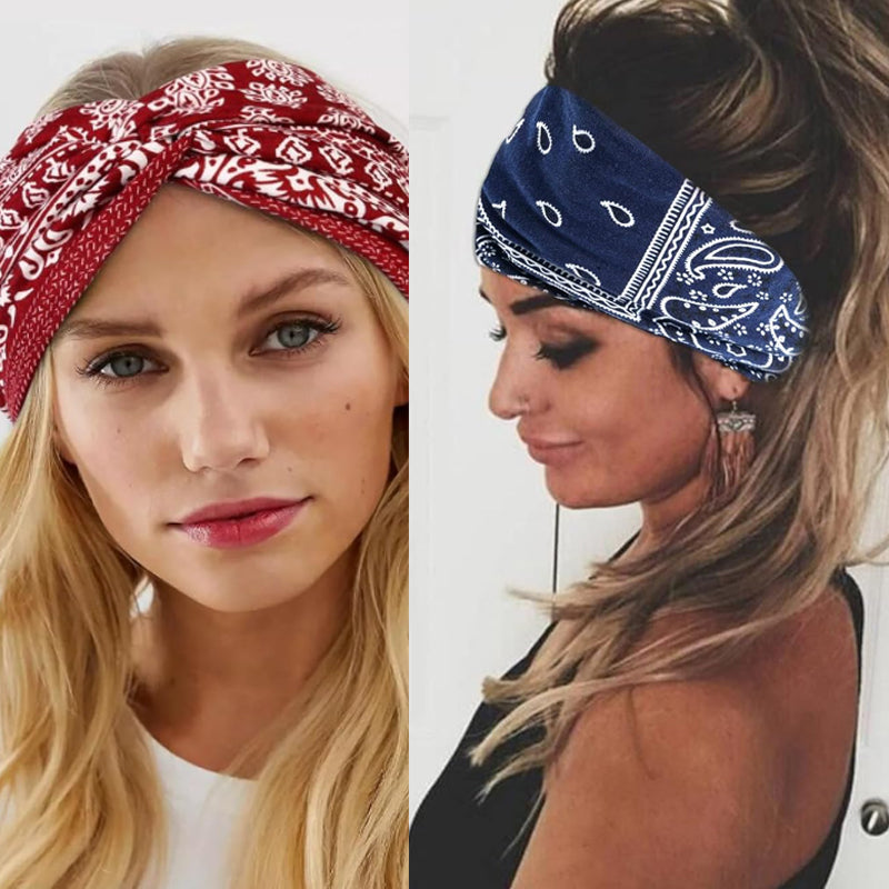 Bohemian Paisley Stretch Headband