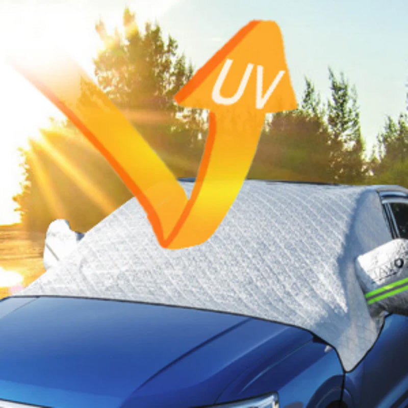 Magnetiskt snöskydd för bilen