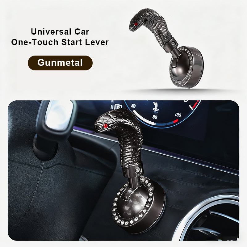 Ormformad bilstartspak med en knapp