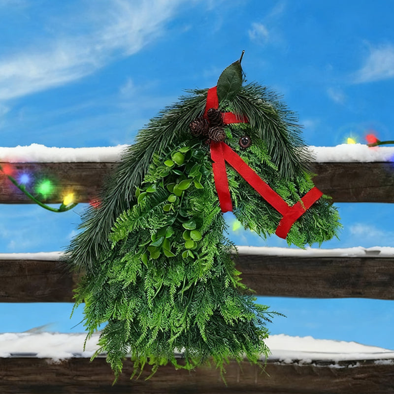 🐴Dörrkrans med hästhuvud