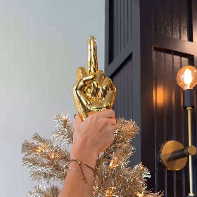 Juldekoration med långfinger