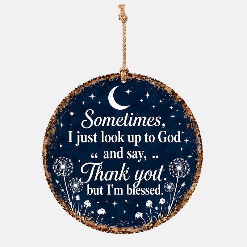 Uplifting "Thank You" Decorative Sign