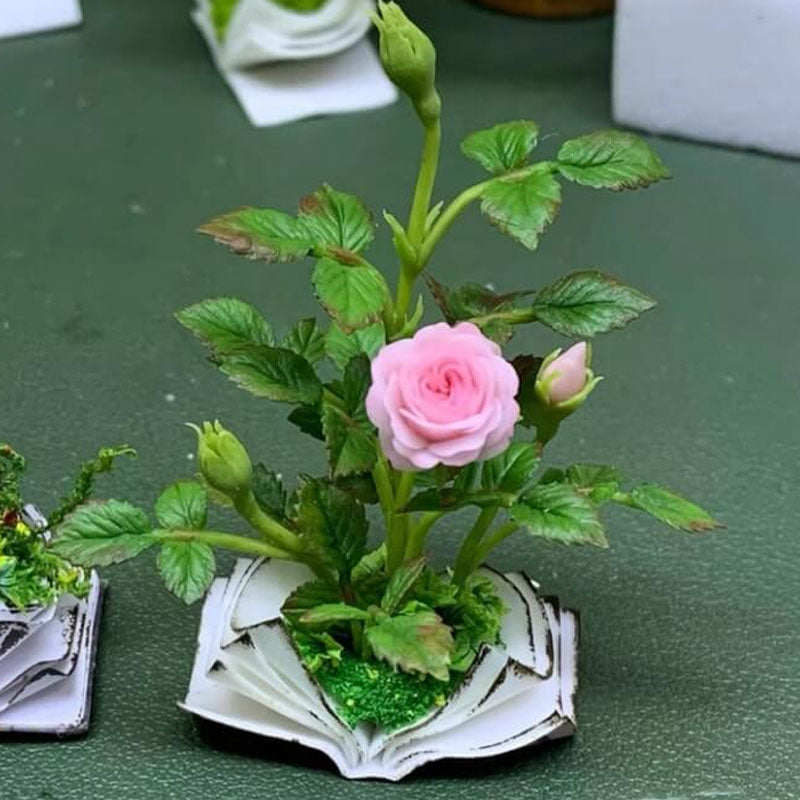 Miniature Book Flowers: A Fairy Tale in the Palm of Your Hand
