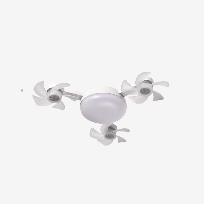 E27 Socket Fan Light with Remote – Foldable LED Ceiling Fan Bulb for Small Rooms