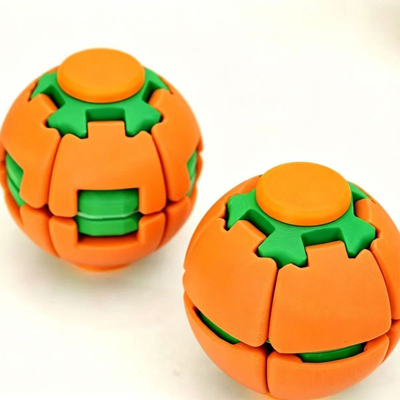 Fidget Spinner Decompression Ball – Pocket Press-to-Spin Desk Toy for Kids & Adults