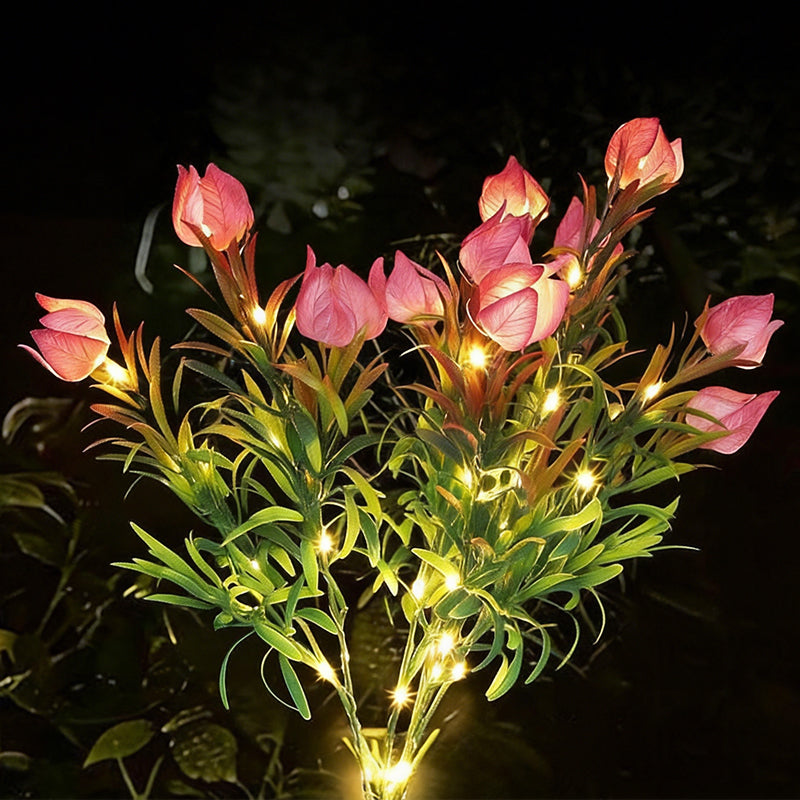 🌸Solar Gardenia Flower Lights – LED Simulation Bloom Lamps for Garden, Pathway & Patio Decor