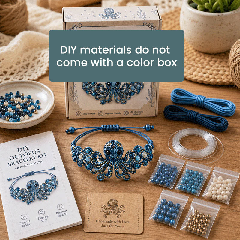 DIY Octopus Bracelet Kit – Ocean-Inspired Handmade Jewellery Craft Set