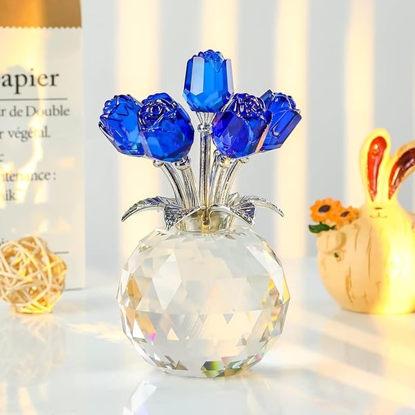 🌈✨ Crystal Flower Prism Vase ✨🌈