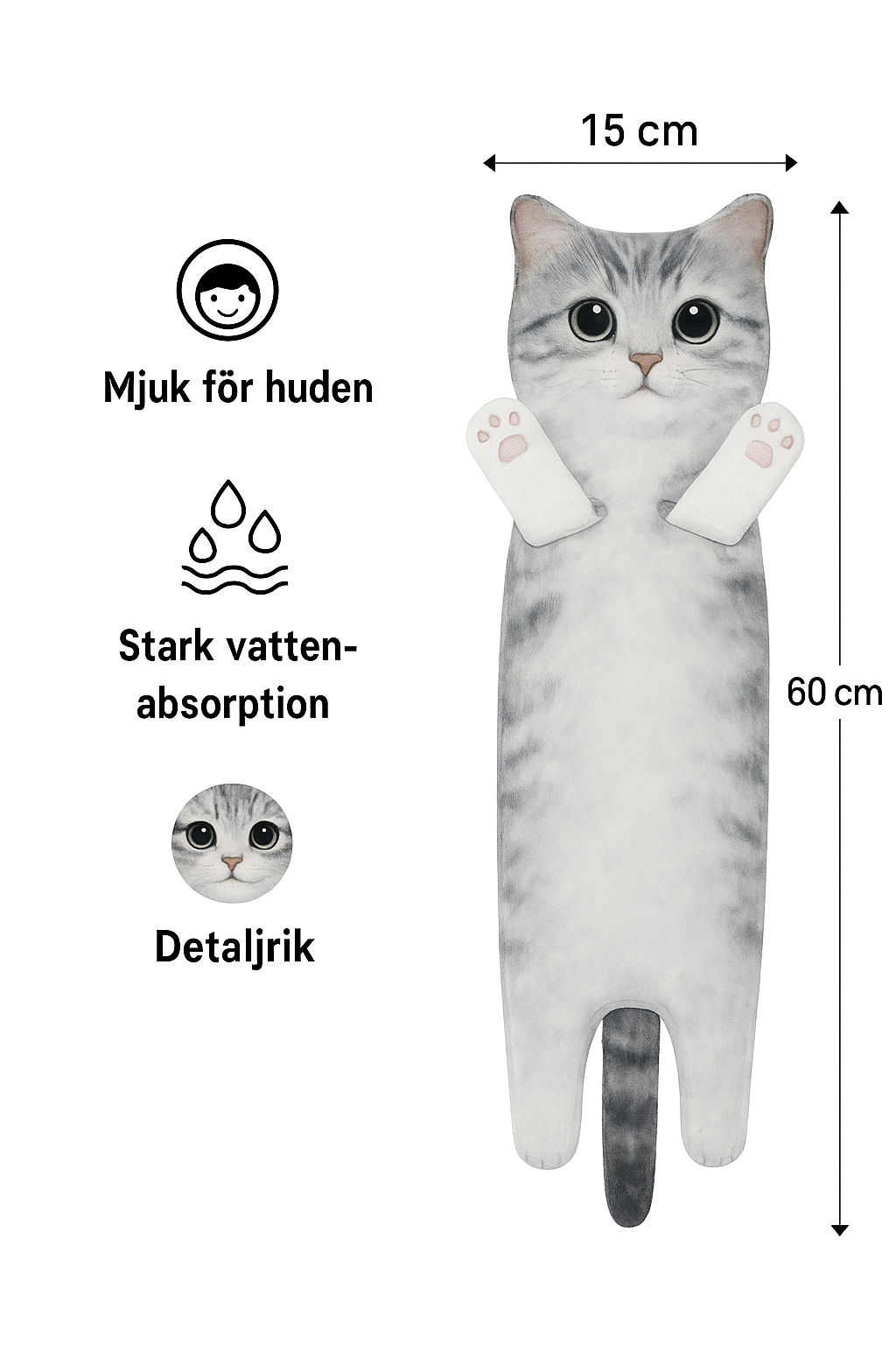 🎁 Förjulsrea – Upp till 49 % rabatt! 🎅 Roliga katthanddukar