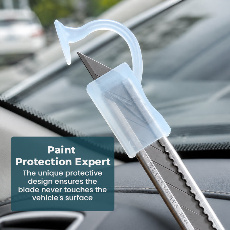 Car Film Safety Cutting Tool – Vinyl Wrap, Window Tint & PPF Cutter for Paintwork-Friendly Trimming