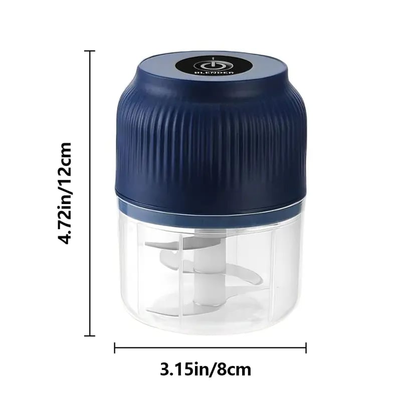 Cordless Mini Prep Chopper – Compact 300ml Rechargeable Food Prep Tool