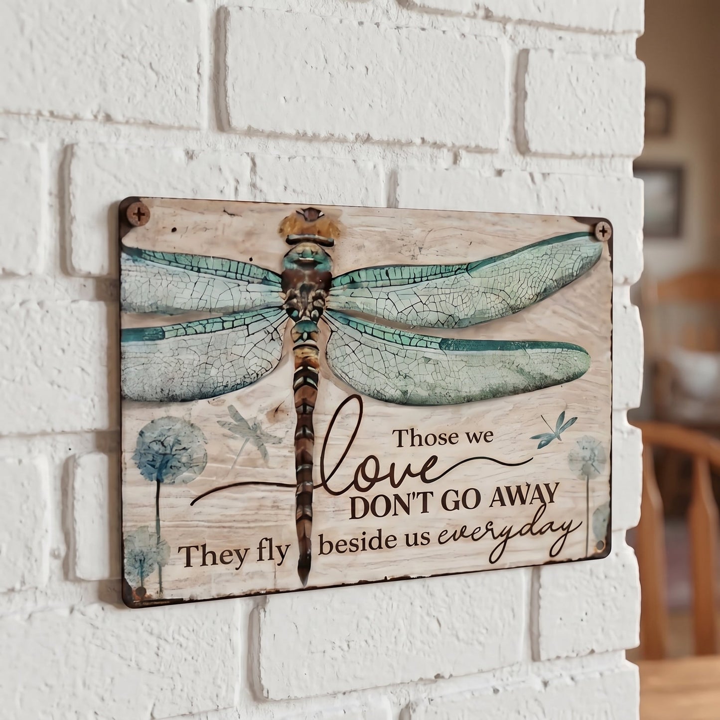Dragonfly Memorial Plaque – Sympathy Gift
