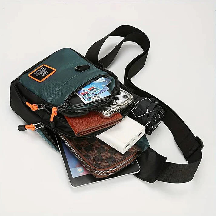 🎒 49% OFF! Water-Resistant Multi-Compartment Crossbody Bag – Lightweight Shoulder Bag for Travel, Commuting & Daily Essentials