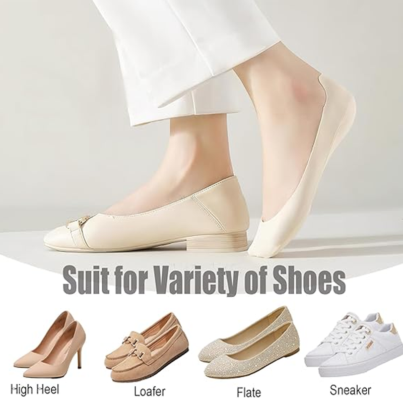 Soft Breathable Invisible Socks for Women – Comfortable No-Show Fit