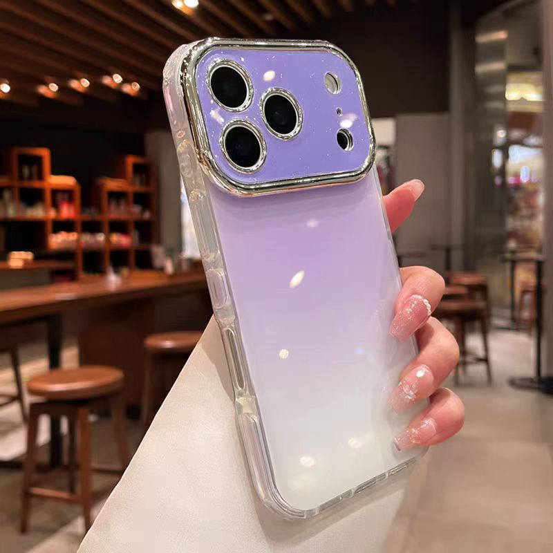 ✨ Glitter Gradient Phone Case with Camera Protection