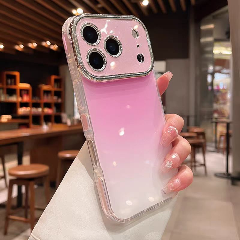 ✨ Glitter Gradient Phone Case with Camera Protection