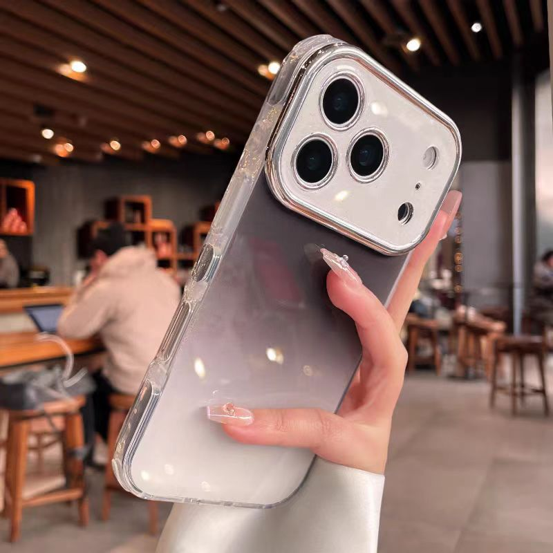 ✨ Glitter Gradient Phone Case with Camera Protection